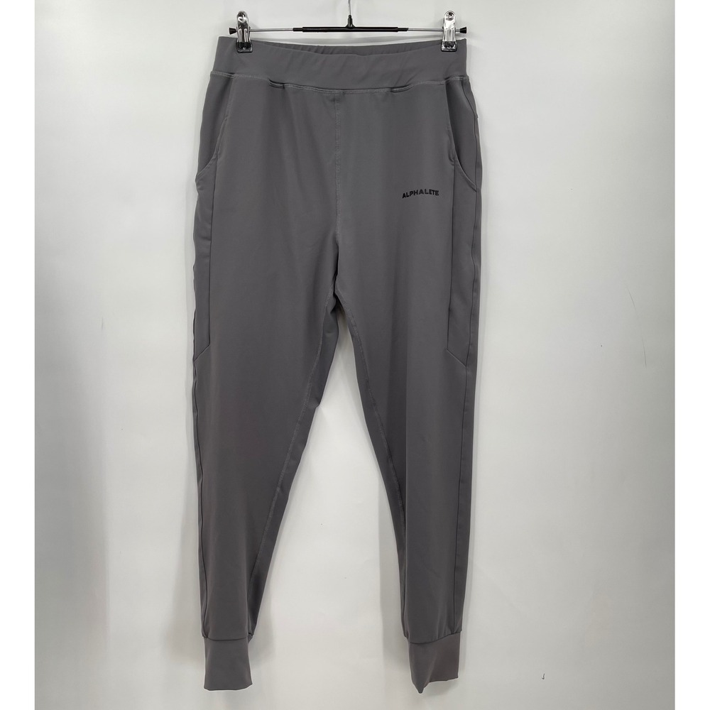 Alphalete Premium Men's Jogger Pants Gray Athletic Gym Training Workout